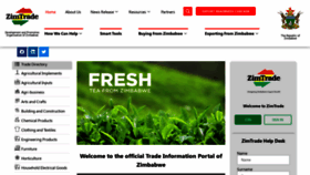 What Tradezimbabwe.com website looked like in 2021 (3 years ago)