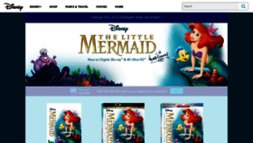 What Thelittlemermaid.com website looked like in 2021 (3 years ago)
