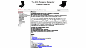 What Thewelltemperedcomputer.com website looked like in 2021 (2 years ago)