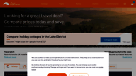 What Travelsupermarket.com website looked like in 2021 (3 years ago)