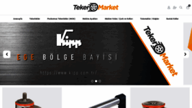 What Tekermarket.com.tr website looked like in 2021 (3 years ago)