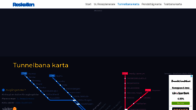What Tunnelbanakarta.se website looked like in 2021 (3 years ago)