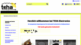 What Teha-electronics.de website looked like in 2021 (3 years ago)