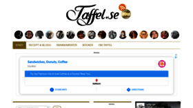 What Taffel.se website looked like in 2021 (3 years ago)