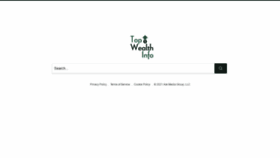 What Topwealthinfo.com website looked like in 2021 (3 years ago)