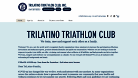 What Trilatino.org website looked like in 2021 (3 years ago)