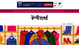 What Thegirlfriend.com website looked like in 2021 (3 years ago)