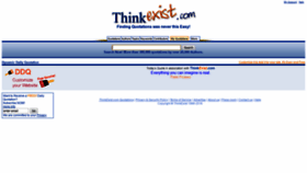 What Thinkexist.com website looked like in 2021 (3 years ago)