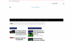 What Theracingpaper.co.uk website looked like in 2021 (3 years ago)