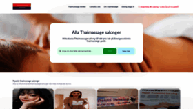 What Thaimassagegruppen.se website looked like in 2021 (2 years ago)