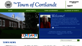 What Townofcortlandt.com website looked like in 2021 (2 years ago)