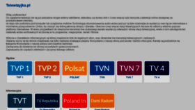 What Telewizyjka.pl website looked like in 2021 (3 years ago)