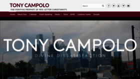 What Tonycampolo.org website looked like in 2021 (2 years ago)