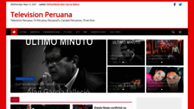 What Television-peruana.org website looked like in 2021 (2 years ago)