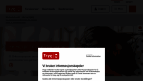 What Tryg.no website looked like in 2021 (2 years ago)
