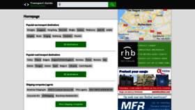 What Transportguiderotterdam.com website looked like in 2021 (2 years ago)