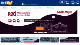 What Tarjetabip.cl website looked like in 2021 (2 years ago)
