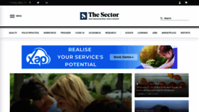 What Thesector.com.au website looked like in 2021 (3 years ago)