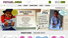 What Tetine-bebe.com website looked like in 2021 (2 years ago)