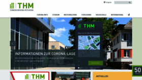 What Thm.de website looked like in 2021 (2 years ago)