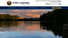 What Townofsmyrna.org website looked like in 2021 (3 years ago)