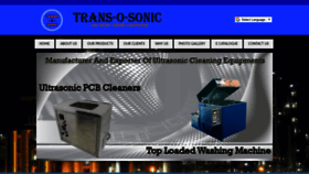 What Transosonic.com website looked like in 2021 (2 years ago)