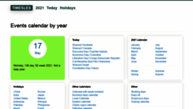 What Timesles.com website looked like in 2021 (2 years ago)