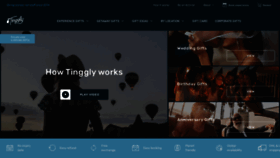 What Tinggly.com website looked like in 2021 (2 years ago)