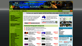What Theaquariumshop.com.au website looked like in 2021 (2 years ago)