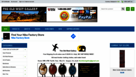 What Theoldwestgallery.com website looked like in 2021 (2 years ago)