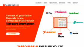 What Tabsquare.com website looked like in 2021 (2 years ago)