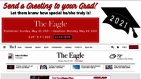 What Theeagle.com website looked like in 2021 (2 years ago)