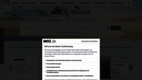 What Trauer.moz.de website looked like in 2021 (2 years ago)