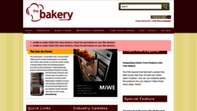 What Thebakerynetwork.com website looked like in 2021 (2 years ago)