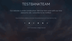 What Testbankteam.com website looked like in 2021 (2 years ago)