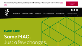 What Themaclive.com website looked like in 2021 (2 years ago)