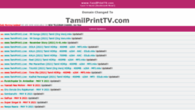 What Tamilprinttv.com website looked like in 2021 (2 years ago)