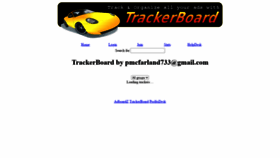 What Trackerboard.com website looked like in 2021 (2 years ago)