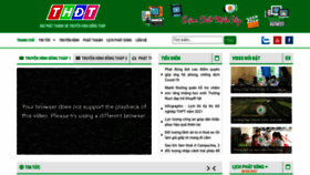 What Thdt.vn website looked like in 2021 (2 years ago)