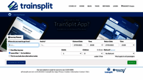 What Trainsplit.com website looked like in 2021 (2 years ago)