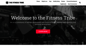 What Thefitnesstribe.com website looked like in 2021 (2 years ago)
