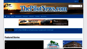 What Thepilotnews.com website looked like in 2021 (2 years ago)