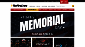 What Thefirestore.com website looked like in 2021 (2 years ago)