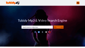 What Tubidy.dj website looked like in 2021 (2 years ago)