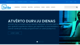 What Turiba.lv website looked like in 2021 (2 years ago)
