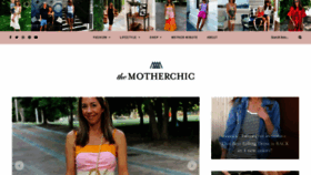 What Themotherchic.com website looked like in 2021 (2 years ago)