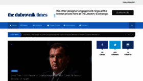 What Thedubrovniktimes.com website looked like in 2021 (2 years ago)