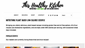 What Thishealthykitchen.com website looked like in 2021 (2 years ago)