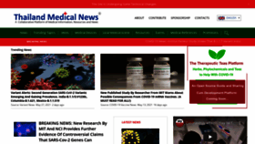 What Thailandmedical.news website looked like in 2021 (2 years ago)