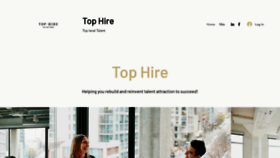 What Top-hire.com website looked like in 2021 (2 years ago)